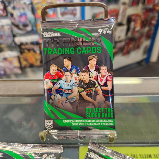 2024 NRL Traders Titanium Trading Cards (Single Pack)