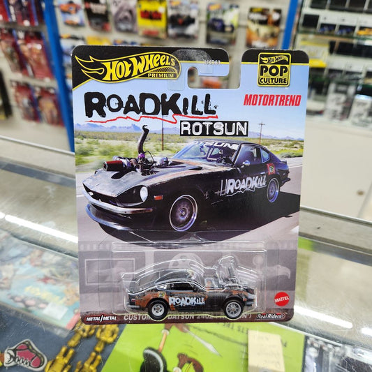 Hot Wheels Premium - Pop Culture - 'Roadkill Rotsun' Custom '71 Datsun