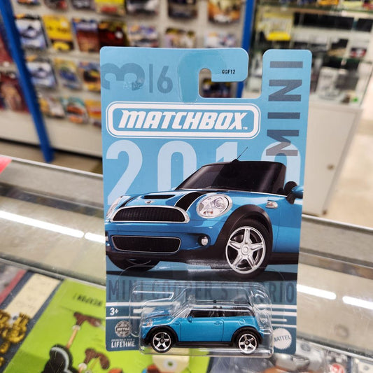 Matchbox - Mini Collection - 2010 Mini Cooper S Cabrio (Blue)