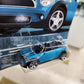 Matchbox - Mini Collection - 2010 Mini Cooper S Cabrio (Blue)