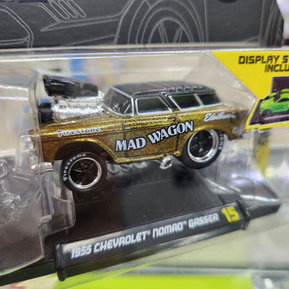 Maisto Muscle Machines - Series 3 - 1955 Chevrolet Nomad Gasser (Model 15)