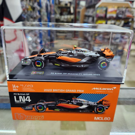 Bburago - 2023 McLaren MCL60 #4 - Lando Norris - 1:43 Scale