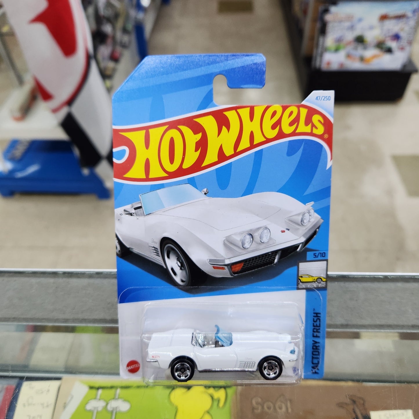 Hot Wheels - '72 Stingray Convertible - Long Card