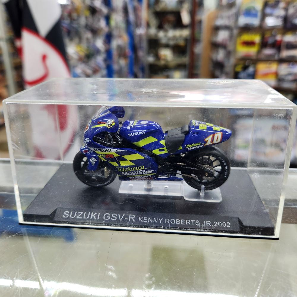 Suzuki GSV R Kenny Roberts Jr. 2002 Blue - 1:24 Scale