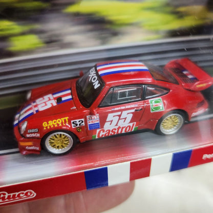 Tarmac Works - Porsche 911 RSR 3.8 'Castrol' #55 - Red