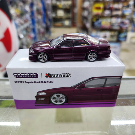 Tarmac Works - VERTEX Toyota Mark II JZX100 - Purple Metallic