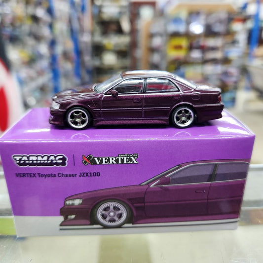 Tarmac Works - VERTEX Toyota Chaser JZX100 - Purple Metallic