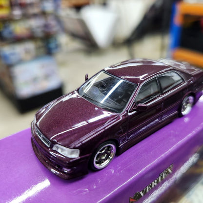 Tarmac Works - VERTEX Toyota Chaser JZX100 - Purple Metallic