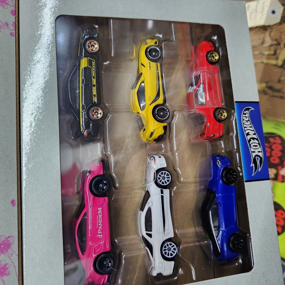 Hot Wheels - Japanese Car Culture Themed - Pack of 6 Cars