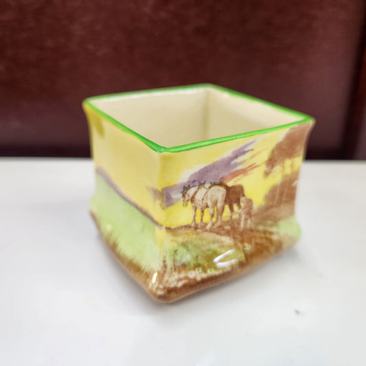 Royal Doulton Little Square Pot/Vase - 6cm