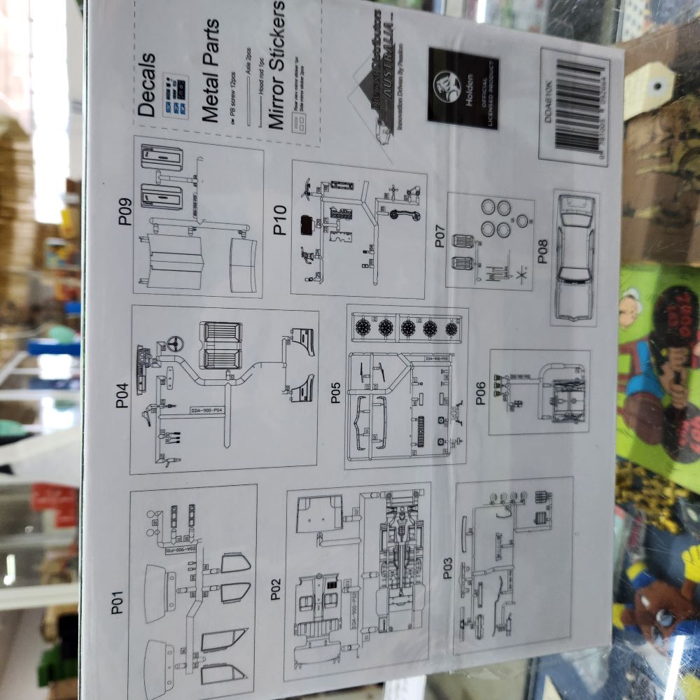 DDA - Holden LJ Torana GTR XU1 Plastic Model Kit