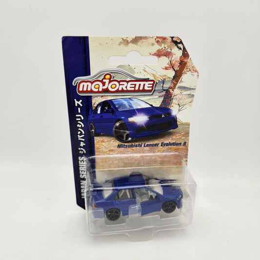 Majorette - Japan Series - Premium Cars - Mitsubishi Lancer Evo 9 - Royal Blue