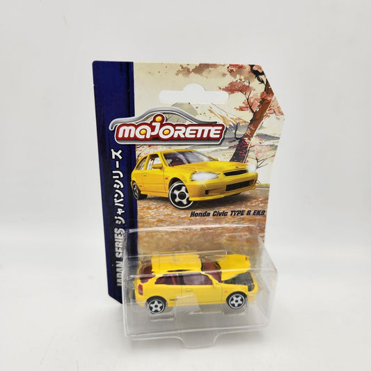 Majorette - Japan Series - Premium Cars - Honda Civic Type R - Canary Yellow