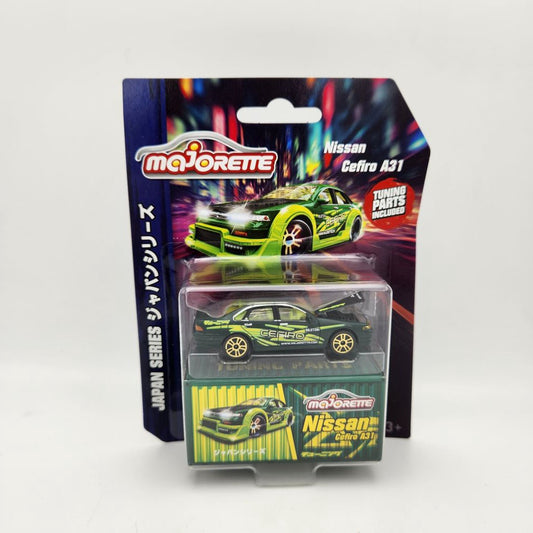 Majorette - Japan Series - Deluxe Cars - Nissan Cefiro (Dark Green)