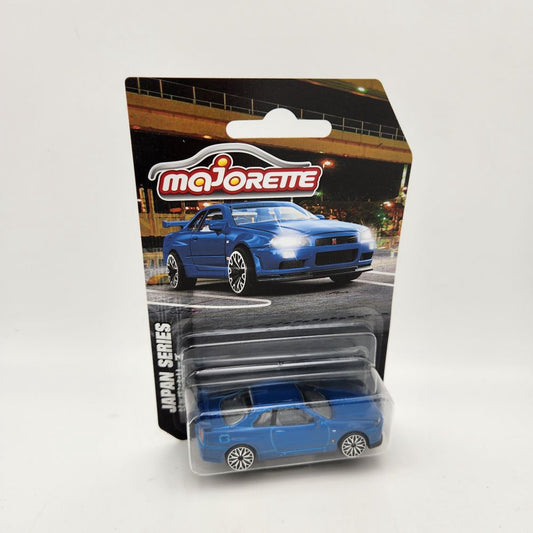 Majorette - Japan (Kabaya) Series - Nissan Skyline GT-R (R34) (Royal Blue)