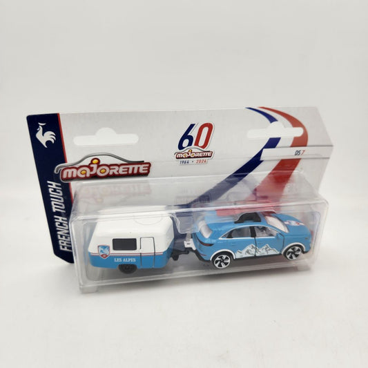 Majorette - French Touch - Trailers - Citroen DS7 with Eriba Caravan