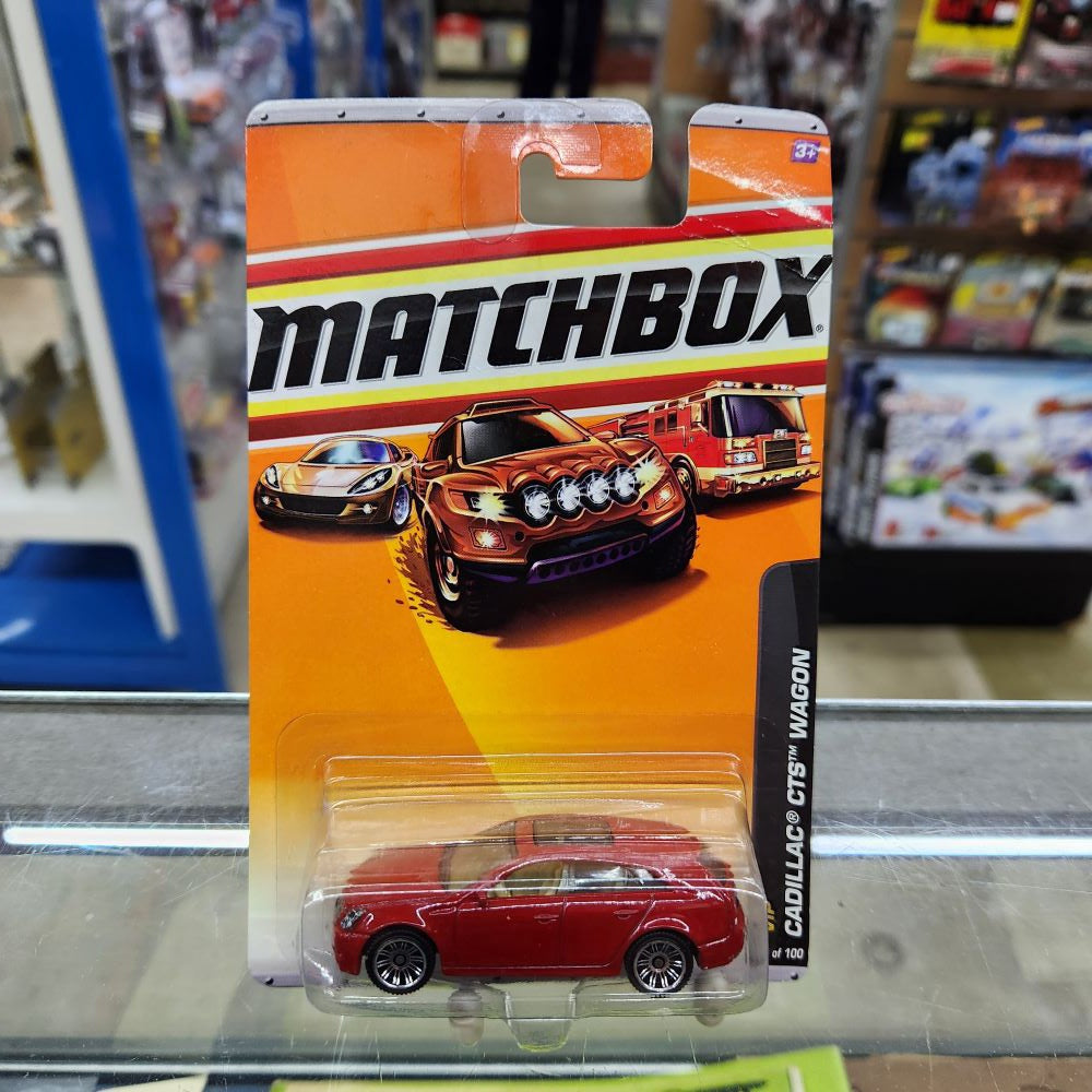 Matchbox - Cadillac CJS Wagon (Red) - Long Card