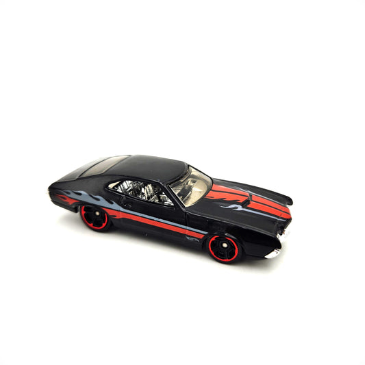 Uncarded - Hot Wheels - 1972 Ford Torino Sport Red Flame