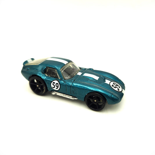 Uncarded - Hot Wheels - Shelby Cobra Daytona #59 (Teal)