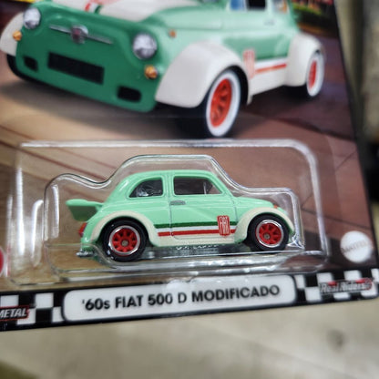 Hot Wheels Premium - Boulevard #97 - '60s Fiat 500 D Modificado