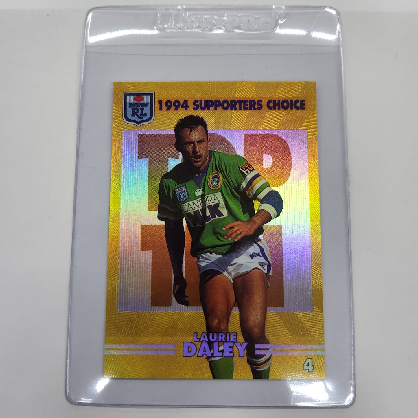 NSWRL - 1994 Supporters Choice Top 10 Gold - Laurie Daley #4