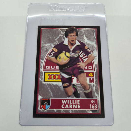 NSWRL - 1994 QLD State Of Origin Team - Willie Carne (Card 163)