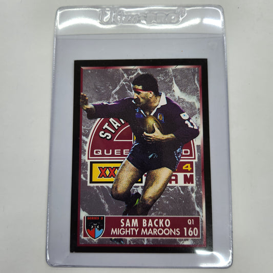 NSWRL - 1994 Qld State of Origin Team - Sam Backo (Card 160)