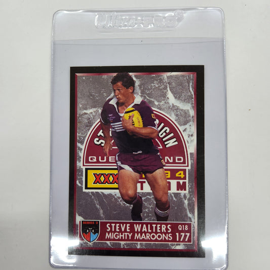 NSWRL - 1994 QLD State of Origin Team - Steve Walters (Card 177)