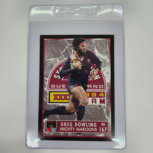 NSWRL - 1994 QLD State of Origin Team - Greg Dowling (Card 167)