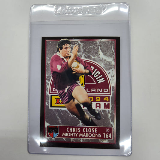 NSWRL - 1994 QLD State of Origin Team - Chris Close (Card 164)