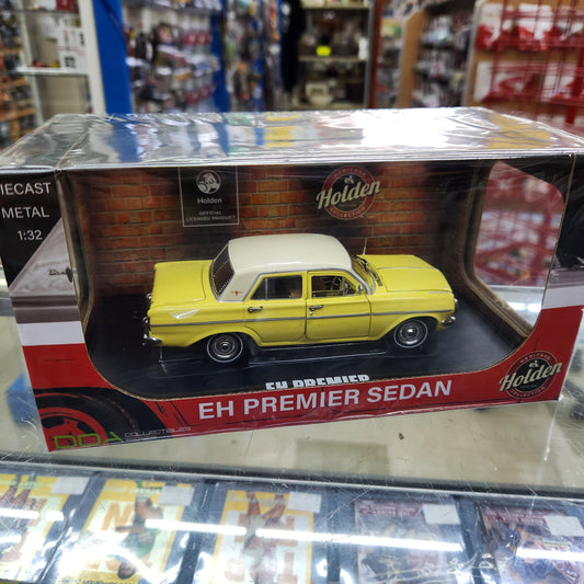 DDA - Holden EH Premier Sedan (Two-Tone Yellow/White) - 1:32 Scale