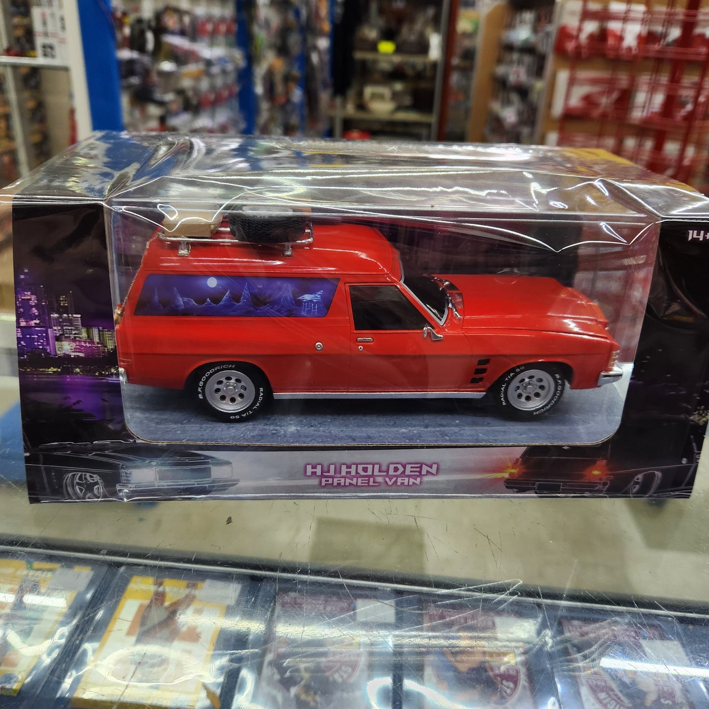 DDA - Holden HJ Max's Panel Van 'Light Up' - Red