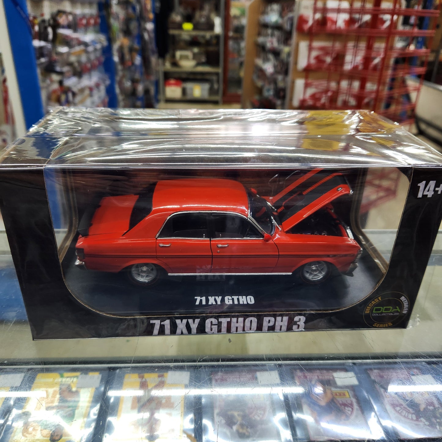 DDA - Ford 1971 XY GTHO Phase 3 (Vermillion Fire) - 1:24 Scale