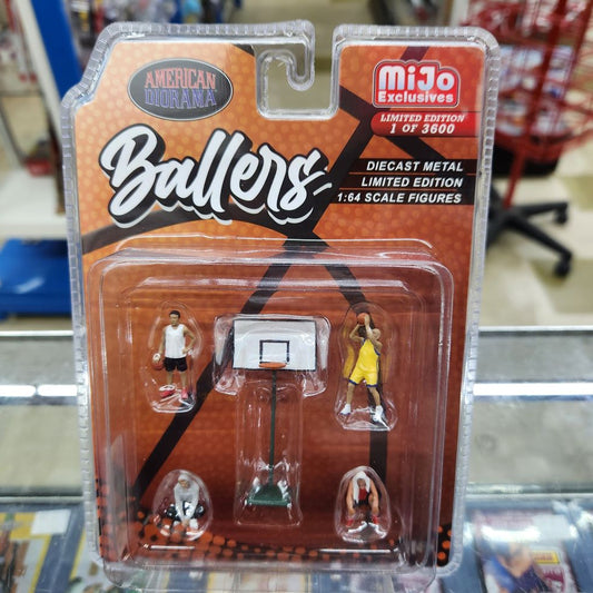 American Diorama - Diecast Figures 'Ballers Basketball' - 1:64 Scale