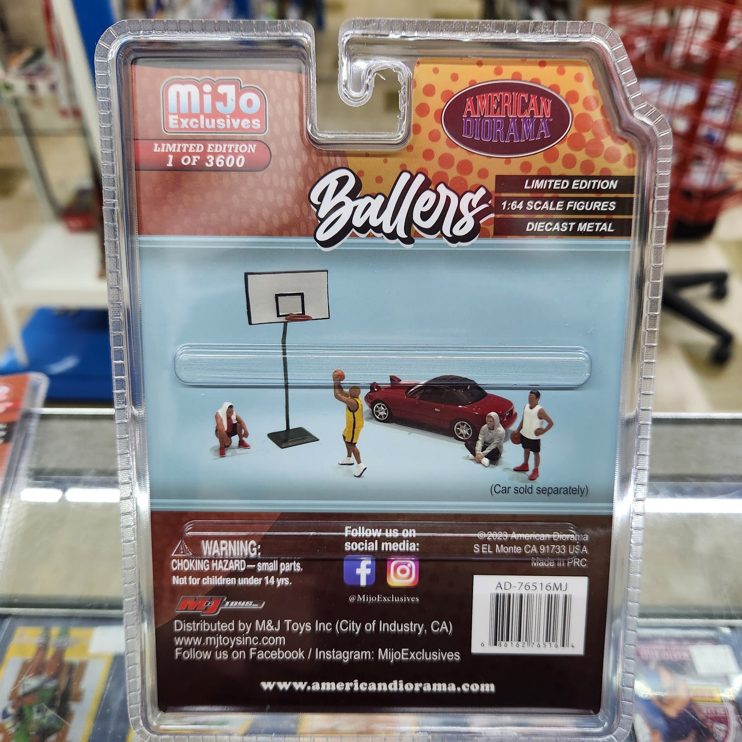 American Diorama - Diecast Figures 'Ballers Basketball' - 1:64 Scale