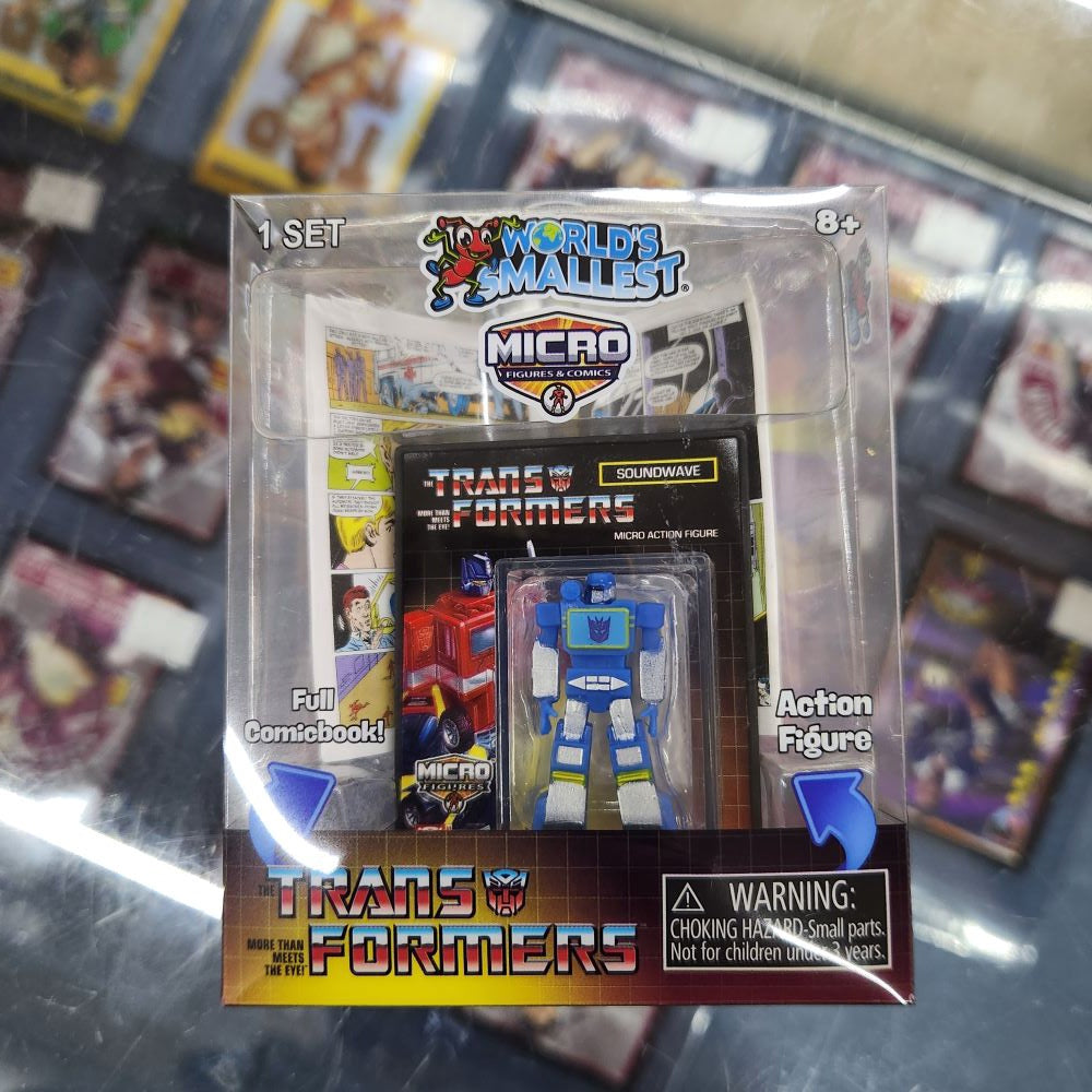 Worlds Smallest - Micro Figure and Comic - Transformers - Soundwave ...