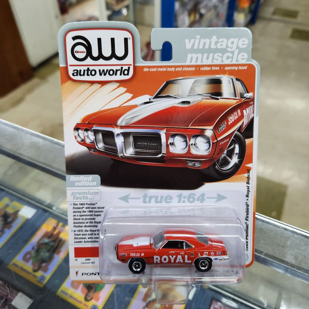 Auto World - 2024 R1 Vers. A Premium Series - 1969 Pontiac Firebird Royal Bobcat