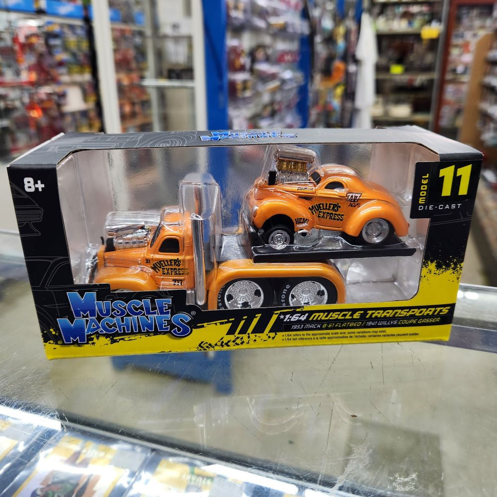 Maisto Muscle Machines - Transports - Series 4 - 1953 Mack Flatbed/194 ...