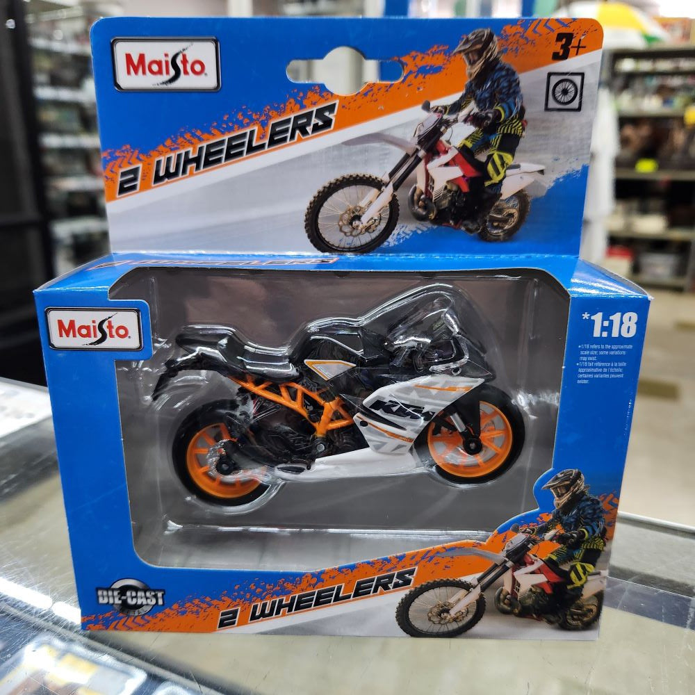 Maisto - 2 Wheelers - KTM  Road Bike (Orange/White) - 1:18 Scale