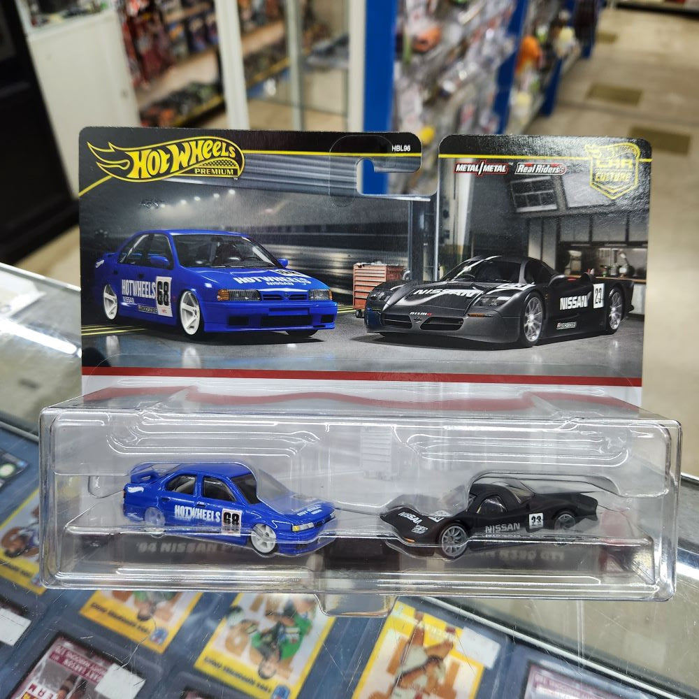 Hot Wheels Premium - Car Culture - 2 Pack - '94 Nissan Primera + Nissan R390 GT1