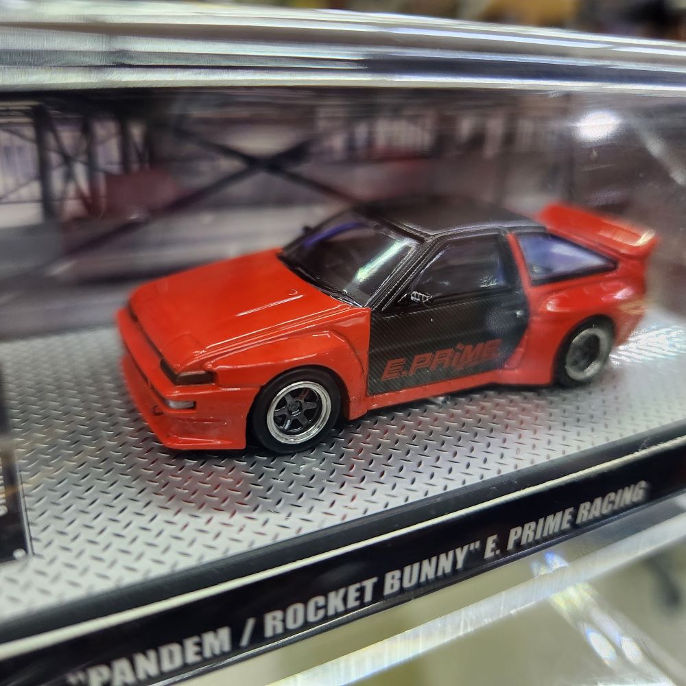 INNO64 - Toyota Corolla Trueno AE86 Pandem Rocket Bunny E.Prime Racing (Orange/Black)