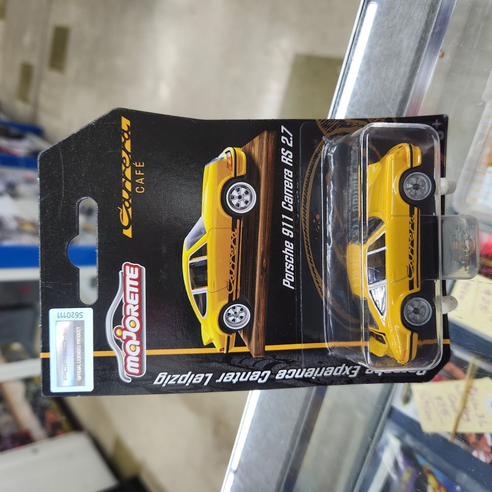 Majorette - 'Carrera Cafe' Porsche 911 Carrera RS 2.7 (Yellow)