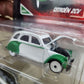 Majorette - Vintage Cars - Citroen 2CV (White/Green)