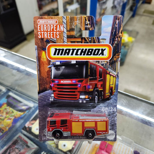 Matchbox - 2024 European Streets - Scania P360 Fire Truck