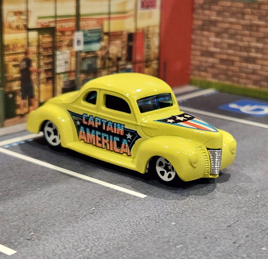 Uncarded - Hot Wheels - 1940 Ford Coupe 'Captain America'