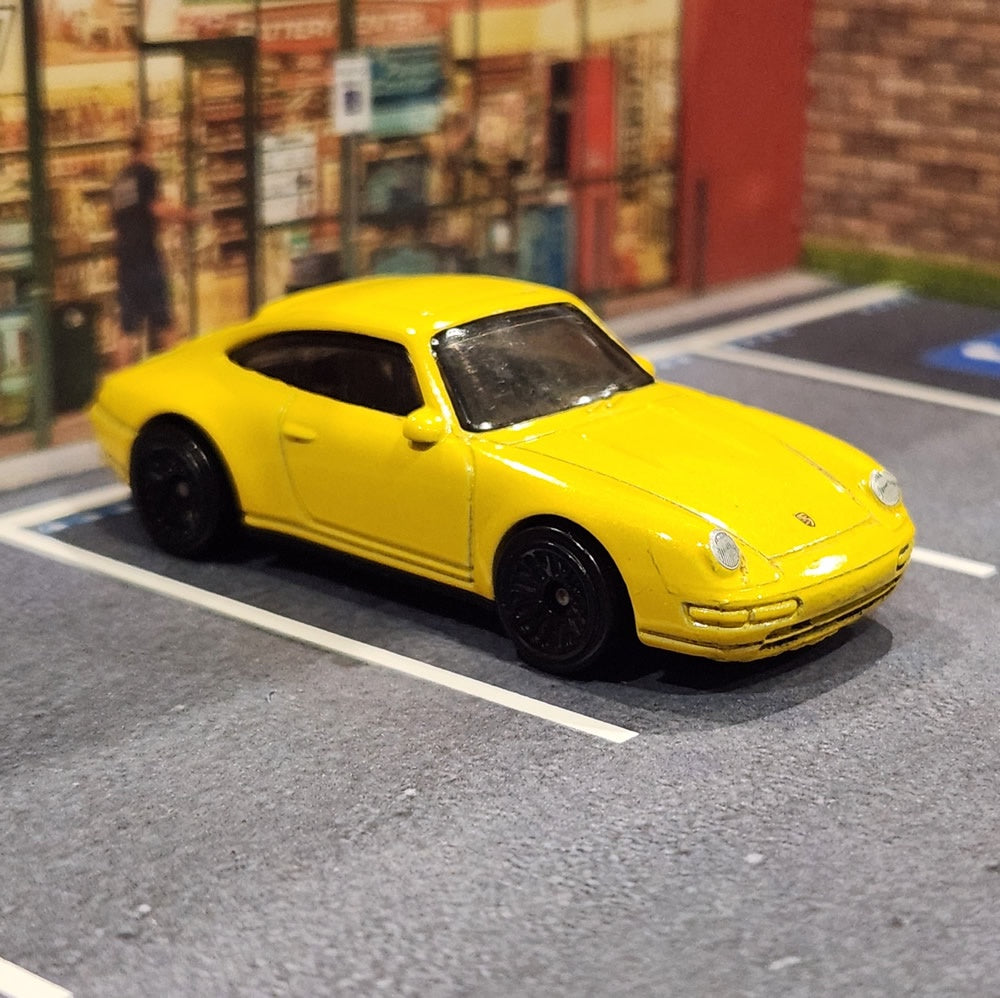 Uncarded - Hot Wheels - 1996 Porsche Carrera (Yellow)