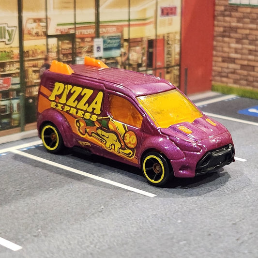 Uncarded - Hot Wheels - Ford Transit Connect 'Pizza Express'