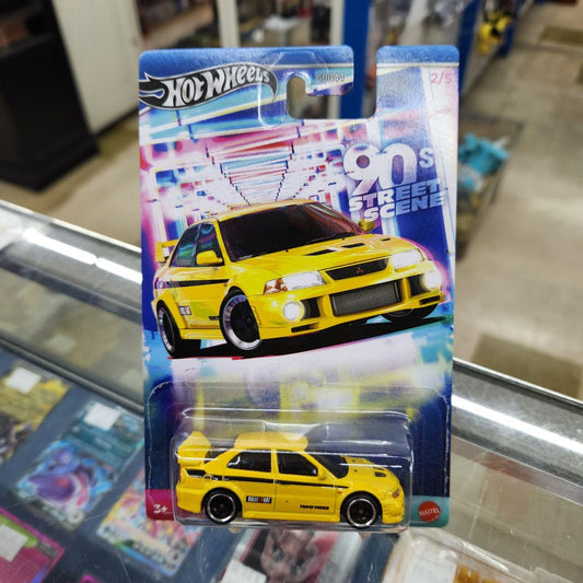 Hot Wheels - 90's Street Scene - Mitsubishi Lancer Evolution VI Yellow