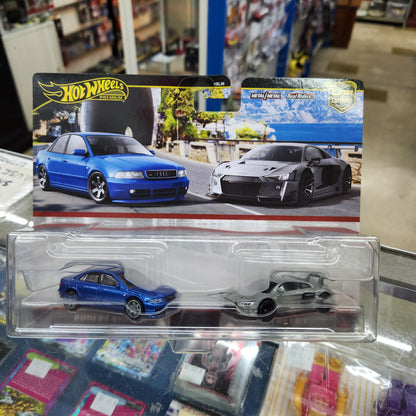Hot Wheels Premium - Car Culture - 2 Pack - Audi S4 Quattro/Audi R8 LMS