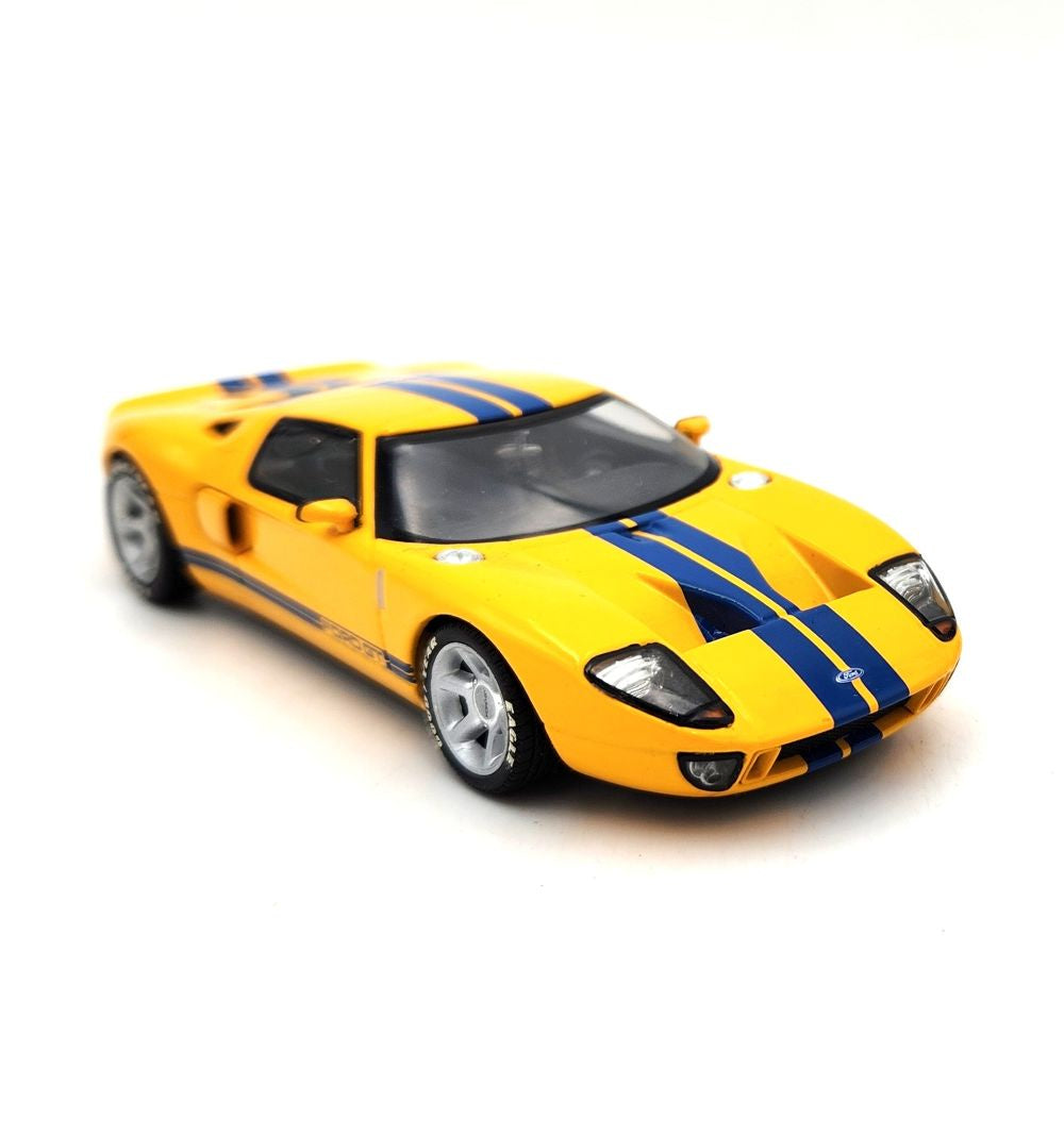 Minichamps - 2004  Ford GT (Yellow / Blue Stripe) - 1:43 Scale